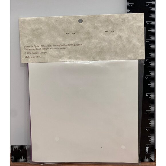 1.4 VTG Amish Heritage Collection Willitts Frameable Quilt by Ann Dezendorf 6X6 - Picture 7 of 7